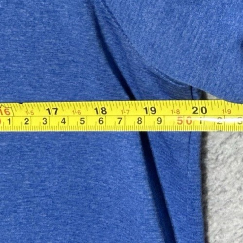 Under Armour HeatGear Blue‎ Heather Tech Golf Polo Shirt Mens Medium UA - Picture 5 of 11